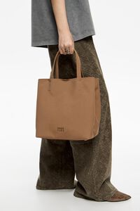 Bolso Chihuahua grande gabardina canela