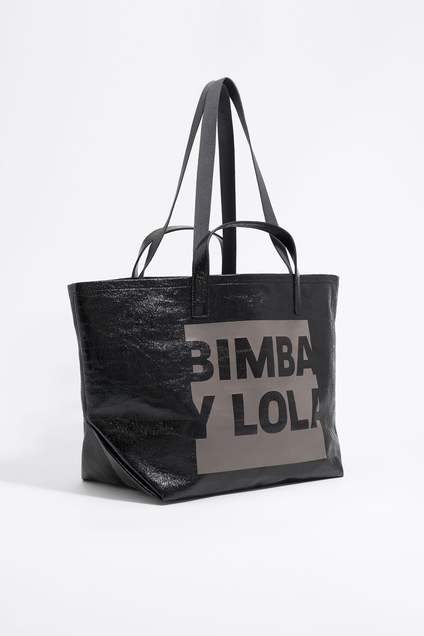Black big shopper bag