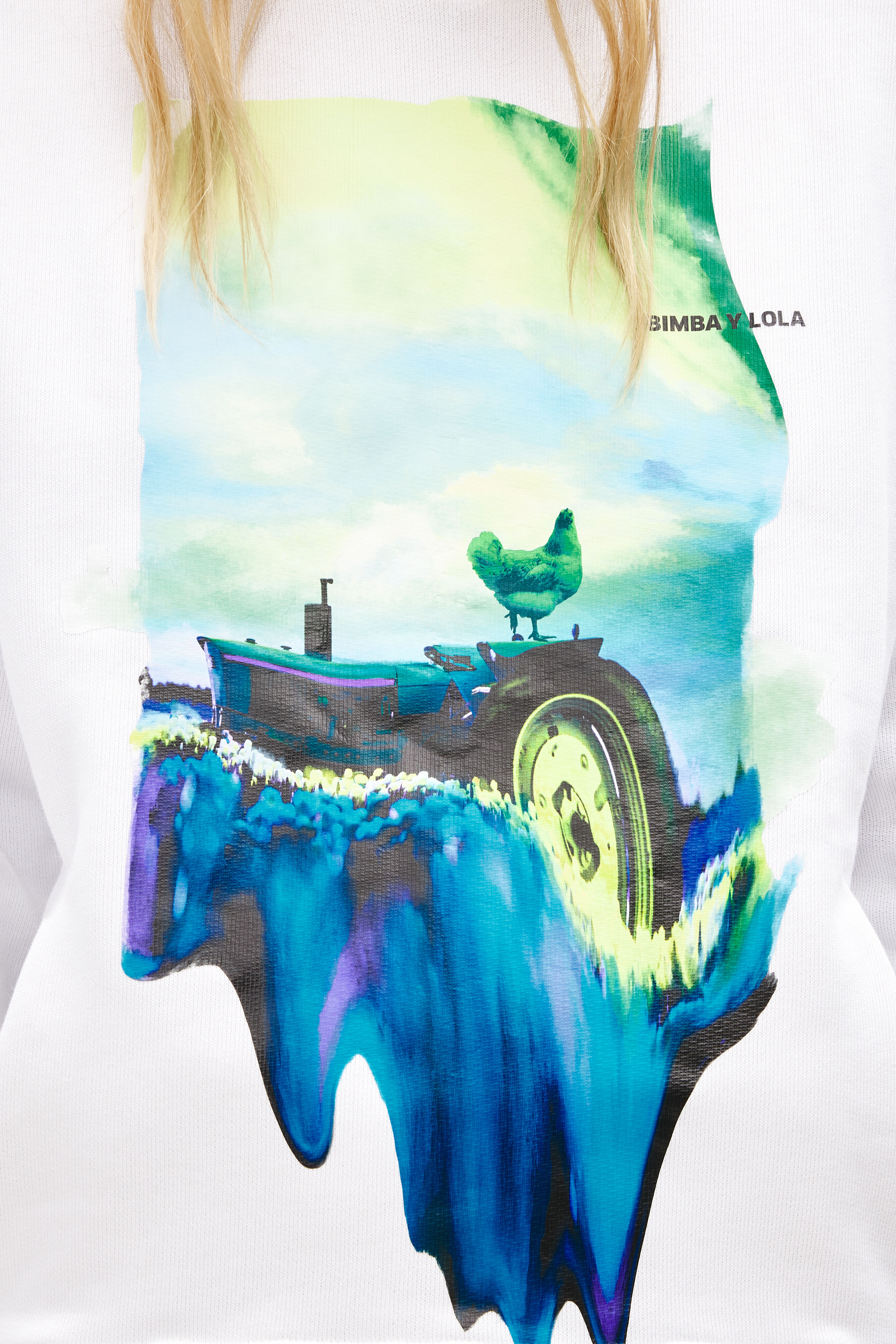 thick white sweatshirt