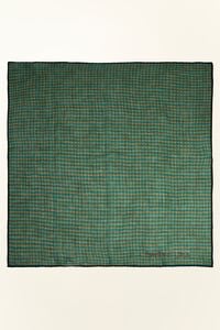 Chal cuadros vichy verde