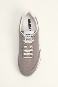 Deportiva 13 23 serraje y tejido gris