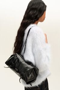 Black leather Lolita bag