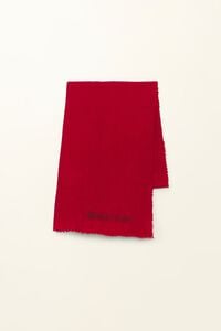 Chal liso rojo