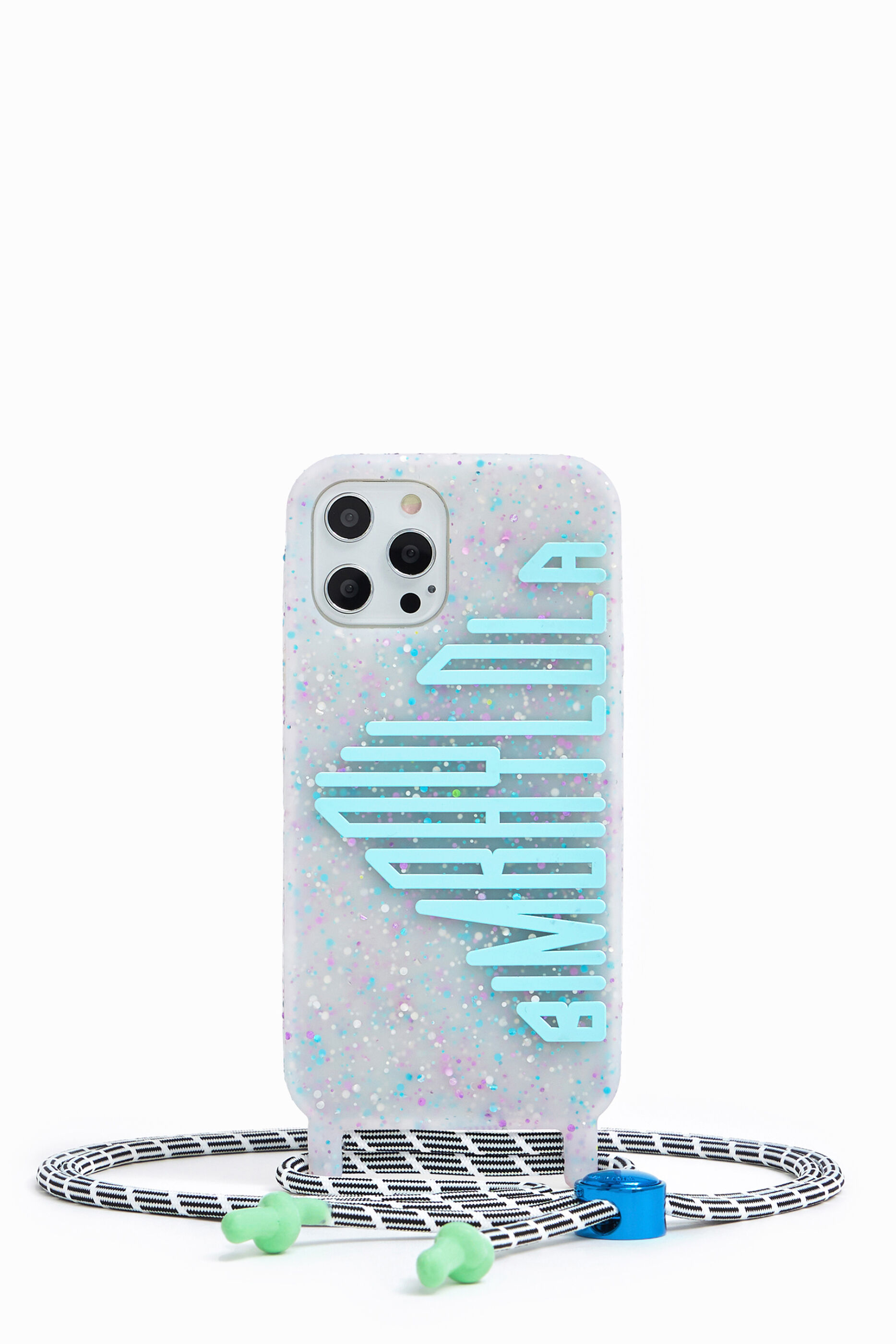 Funda iPhone 13 Pro Max confeti azul