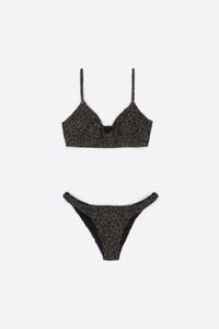 Bikini Daniele l&eacute;opard kaki