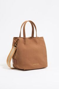 Bolso Chihuahua grande gabardina canela