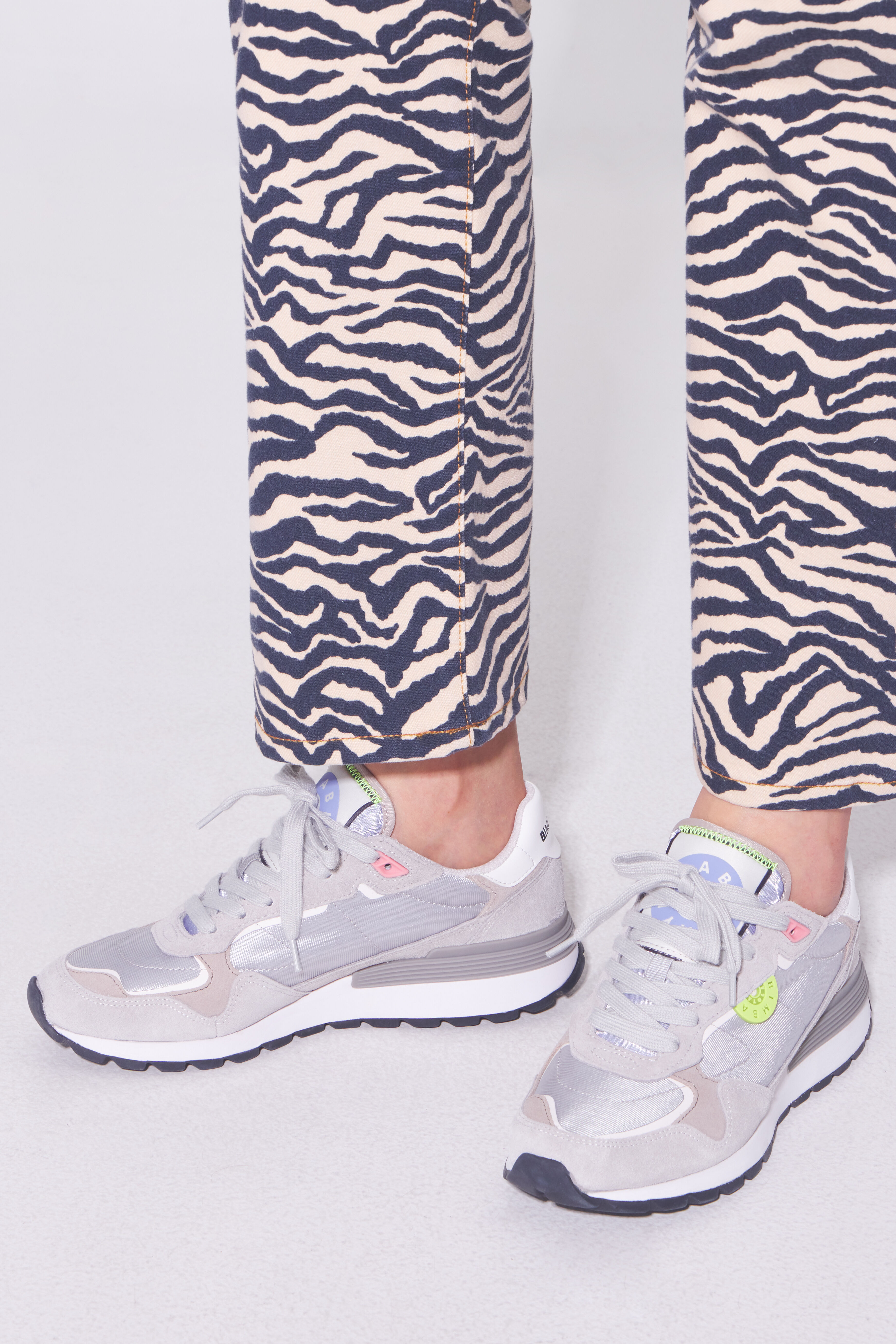 Sneakers jogger Chimo argentate