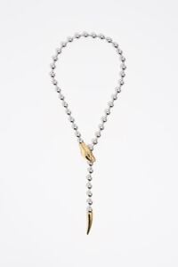Two-tone snake necklace