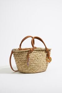 Bolso capazo mediano natural