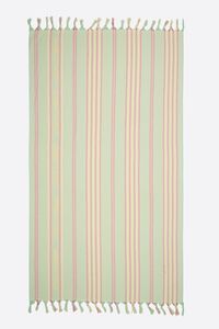 Toalla rayas verdes