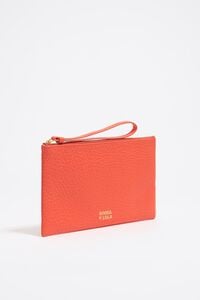 Neceser piel coral