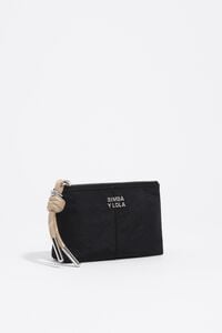 Porta-moedas nylon preto