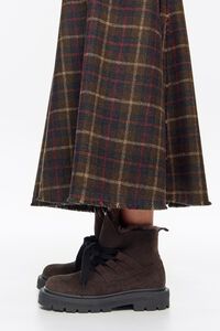 Botki sznurowane dwustronna brązowe