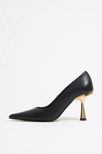 Zapato sal&oacute;n piel negro