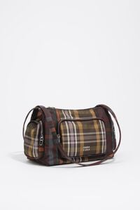 Bolso Pocket hombro grande tart&aacute;n chocolate verde