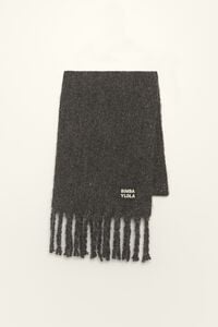 Bufanda lurex gris