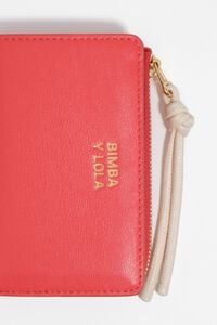 Compact purse in bright red
