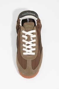 Dark green suede 13 06 sneaker