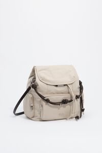 Mochila Pocket grande algod&oacute;n pedra