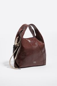 Tasche Paper mittelgro&szlig; Leder Mokkabraun