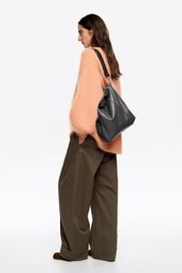 Bolso Paper mediano pel gris