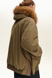Anorac de plomes bomber caqui