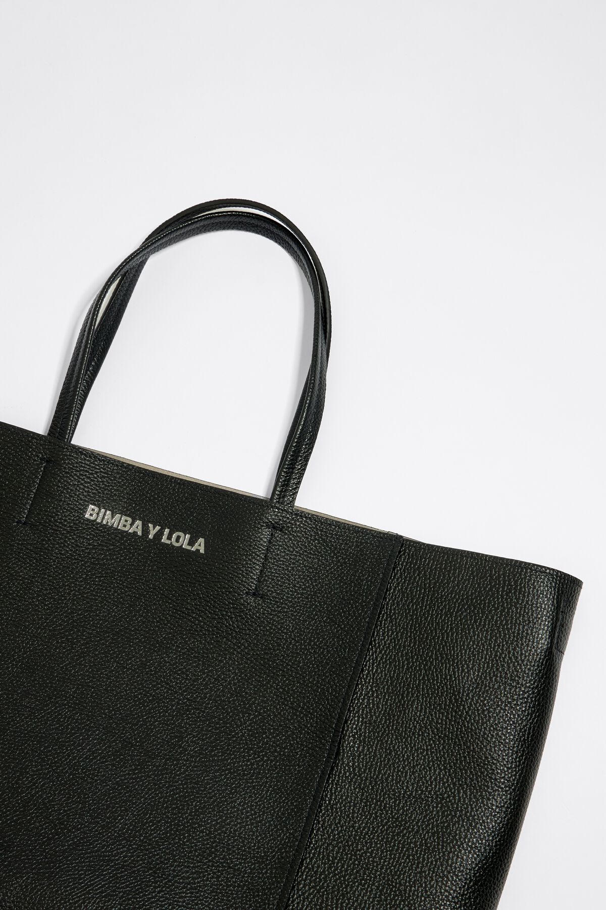 Bimba Y Lola XL Black Shopper Bag