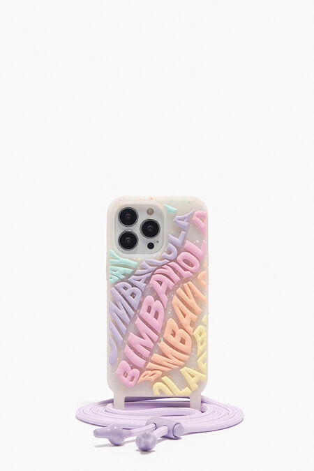 Multicolored logo transparent iPhone 13 Pro case