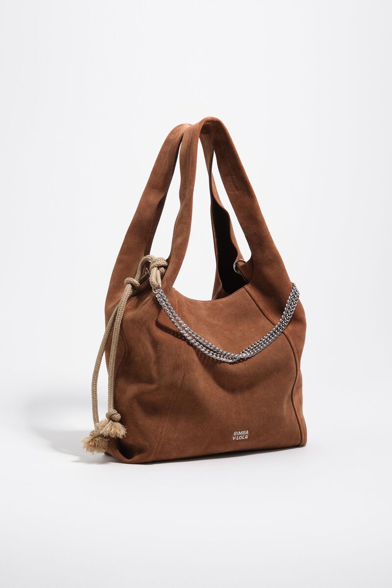 Sac Bandoulière Bimba Y Lola En Cuir Véritable Noir - Occasion, Petit Défaut Sur Sangle