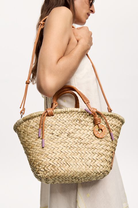 Bolso seirón mediano natural Bolso seirón mediano natural