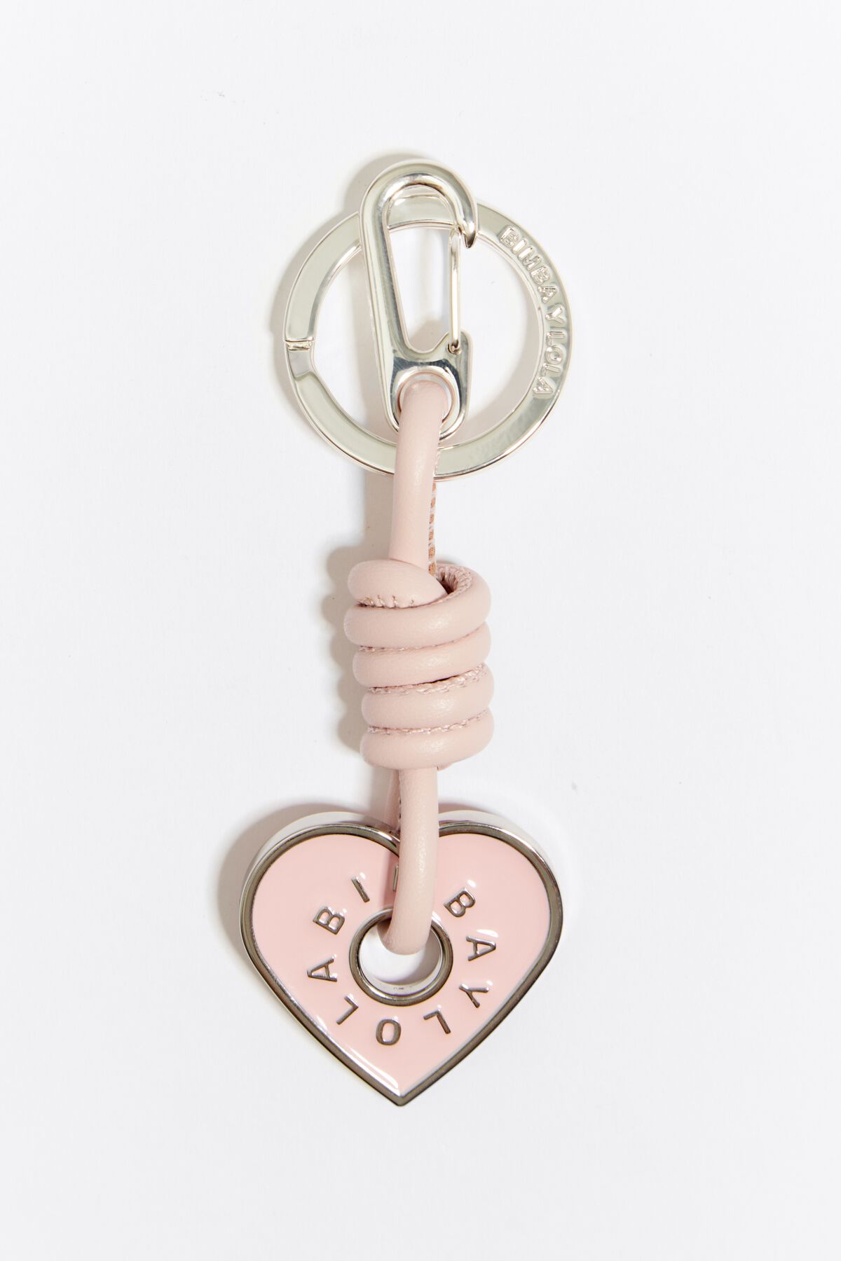 Pink heart key ring