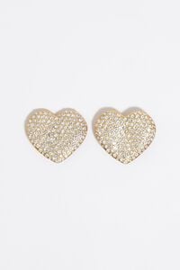 Pendientes corazón maxicristales