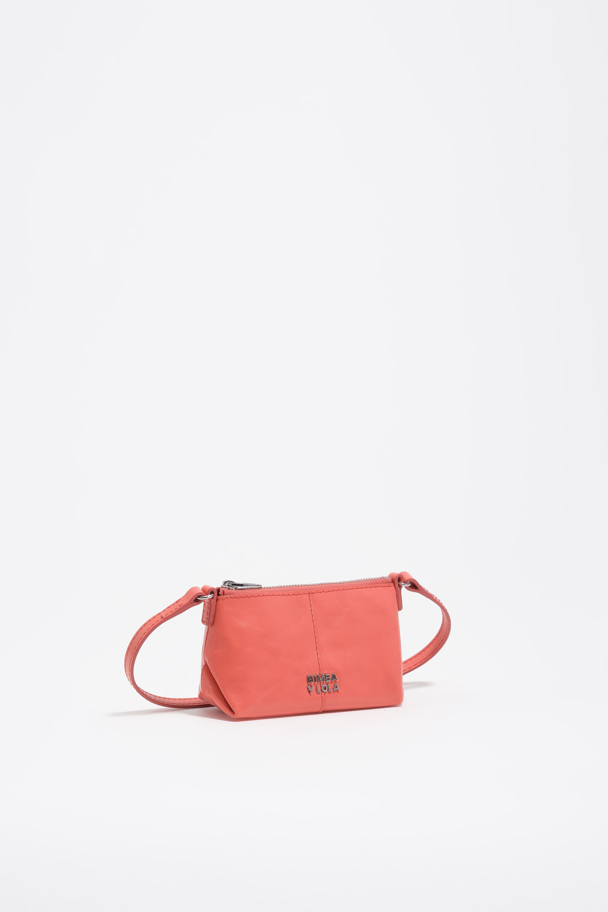 バッグ TENDER PERSON 20SS CORAL SHOULDER BAG Full grain coral/pink leather women mini shoulder bag FREESIA