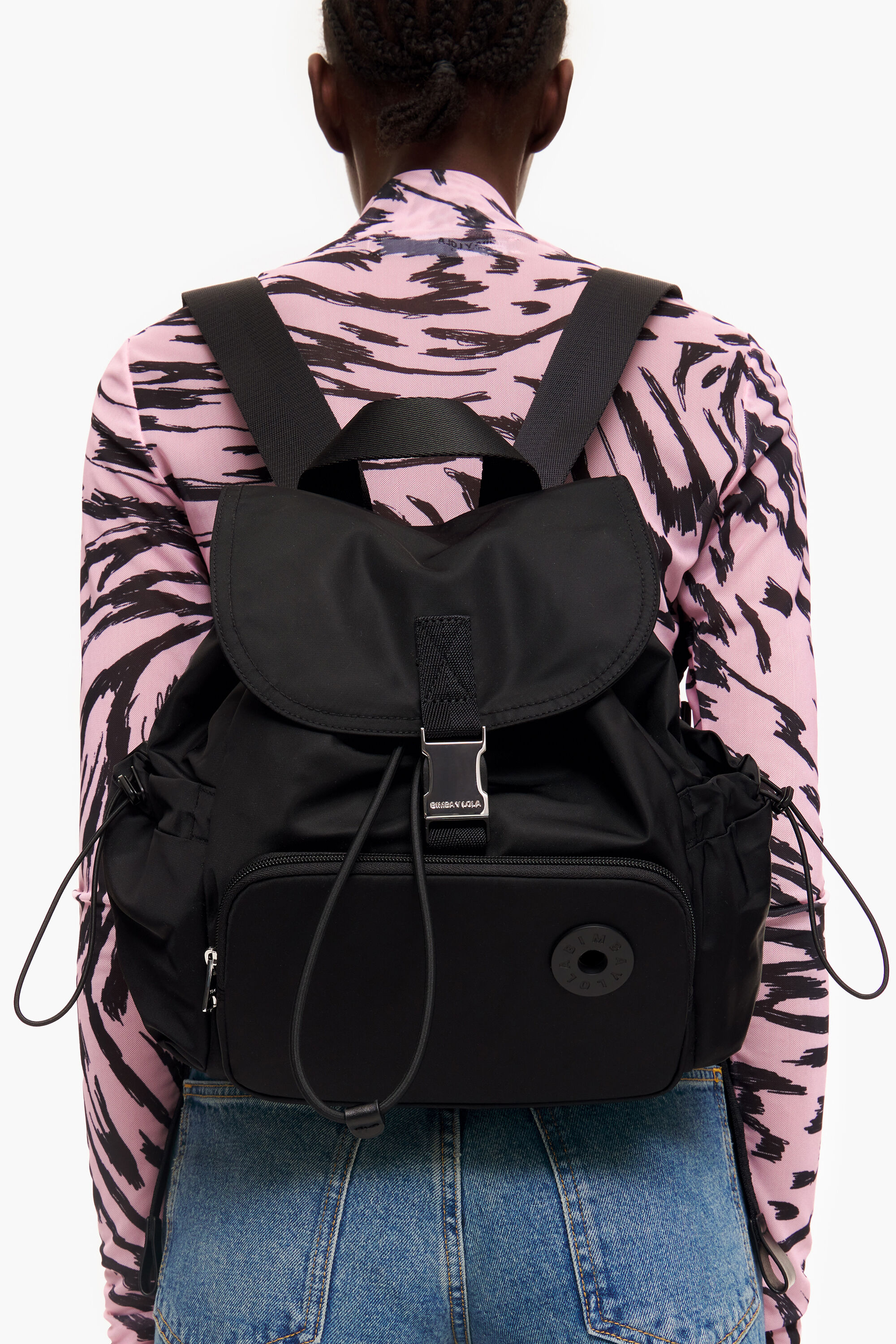 M black backpack