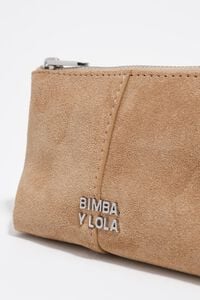 Natural leather coin purse