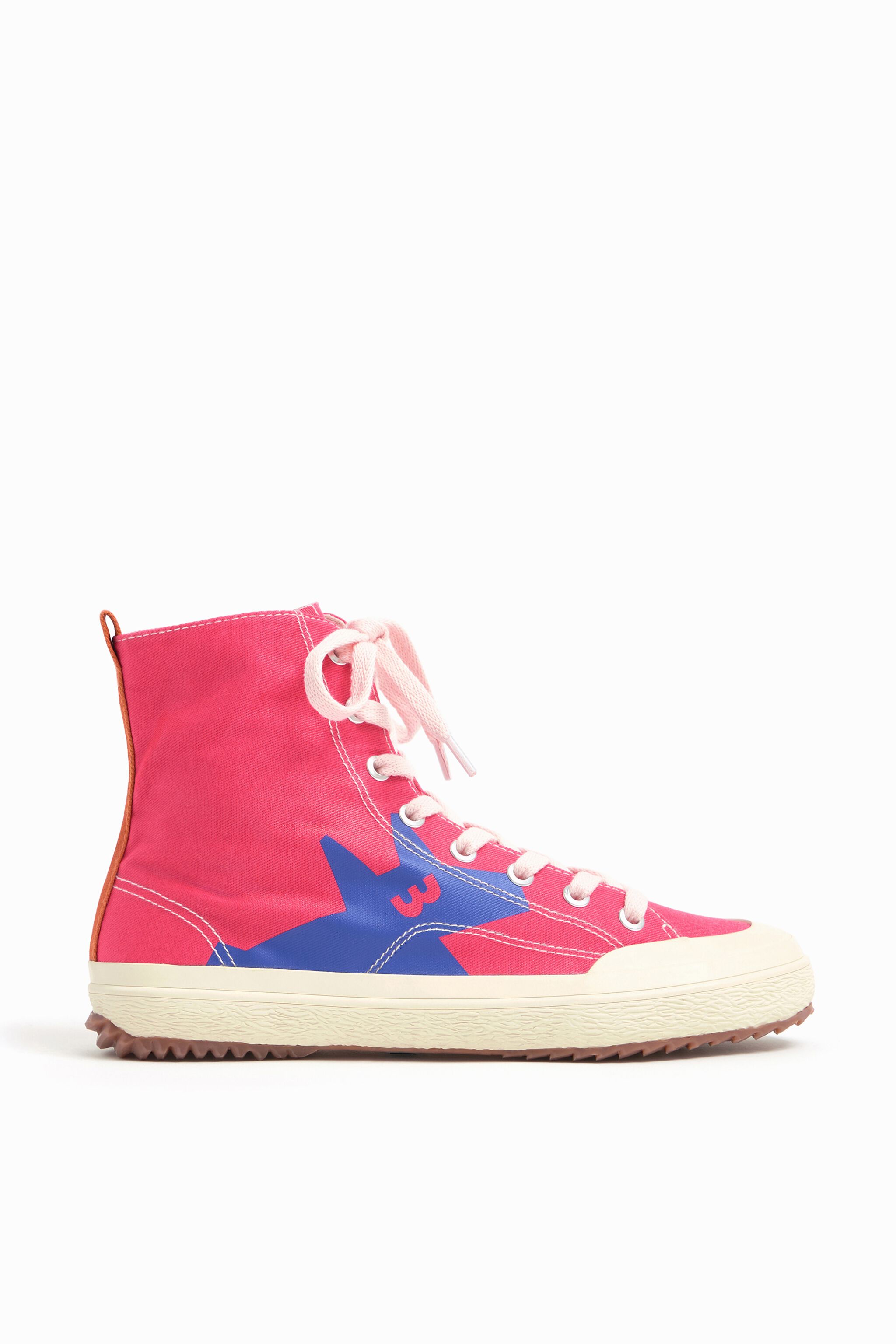 PRIMIGI 5357100 sneakers alte scarpe bambina rete pizzo traforata pelle rosa