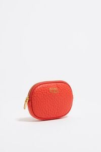 Monedero piel coral