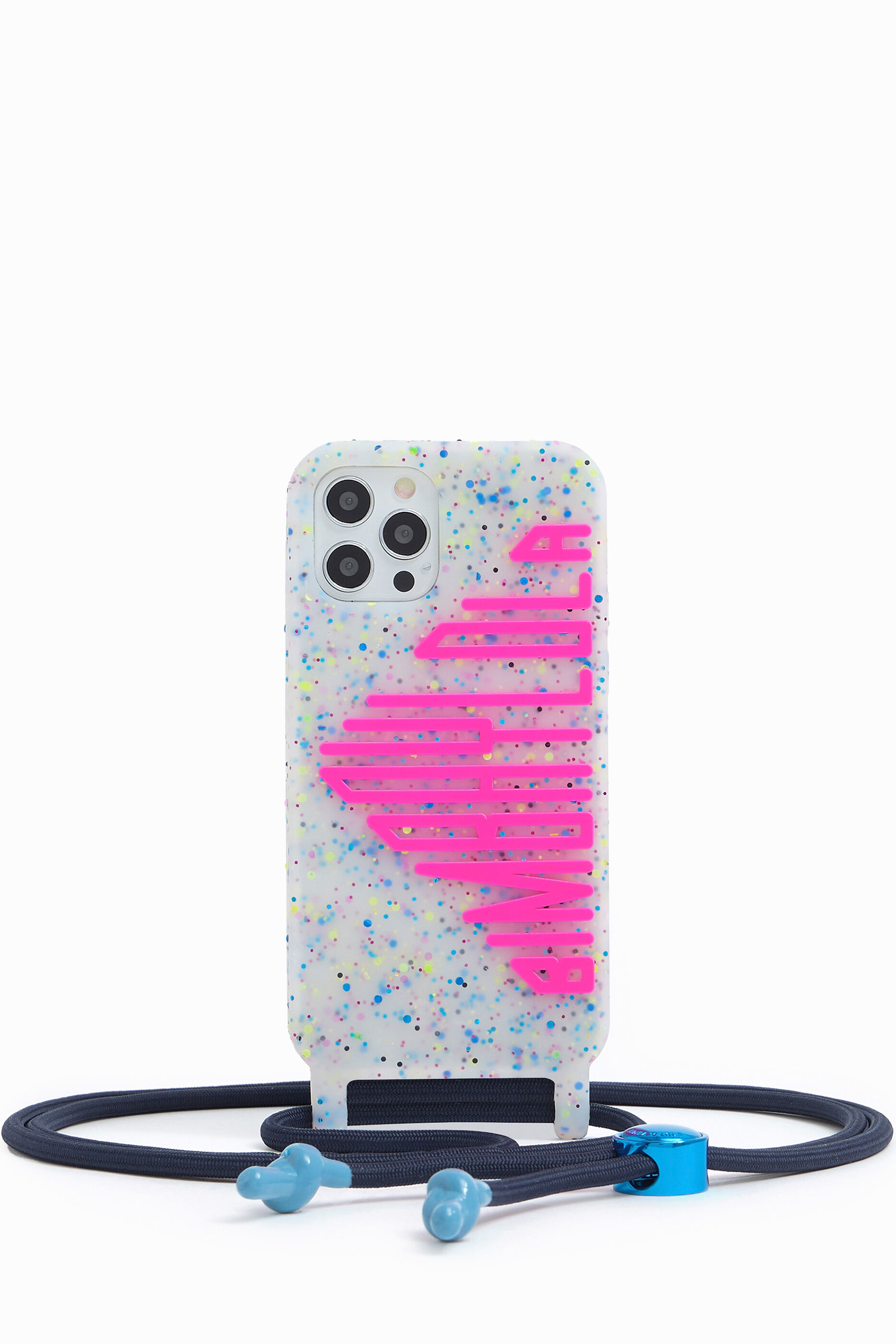Neon pink confetti iPhone 11 Pro Max case