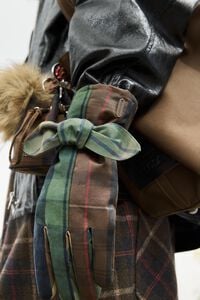 Guantes patchwork cuadros algodón