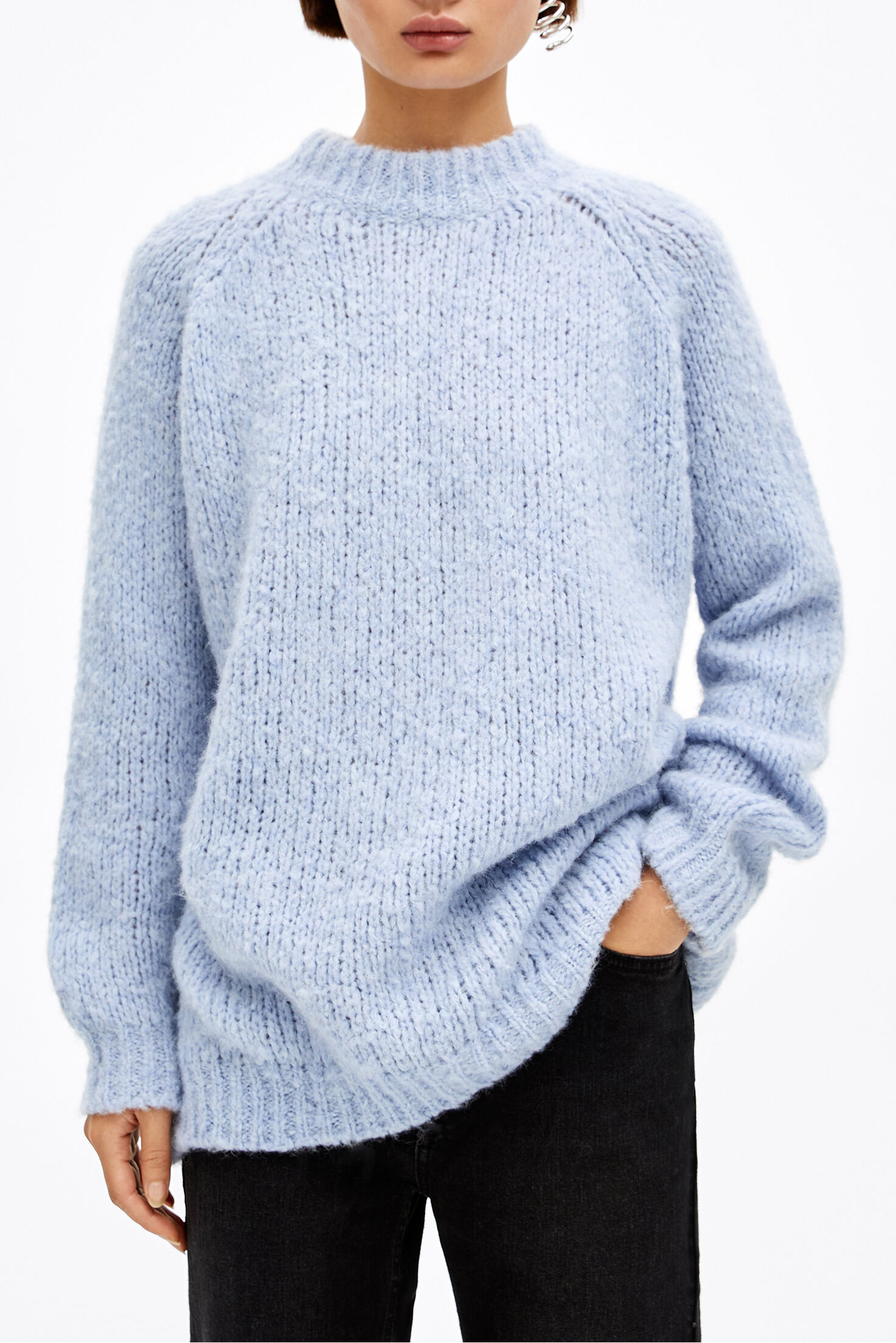 Blue alpaca jumper