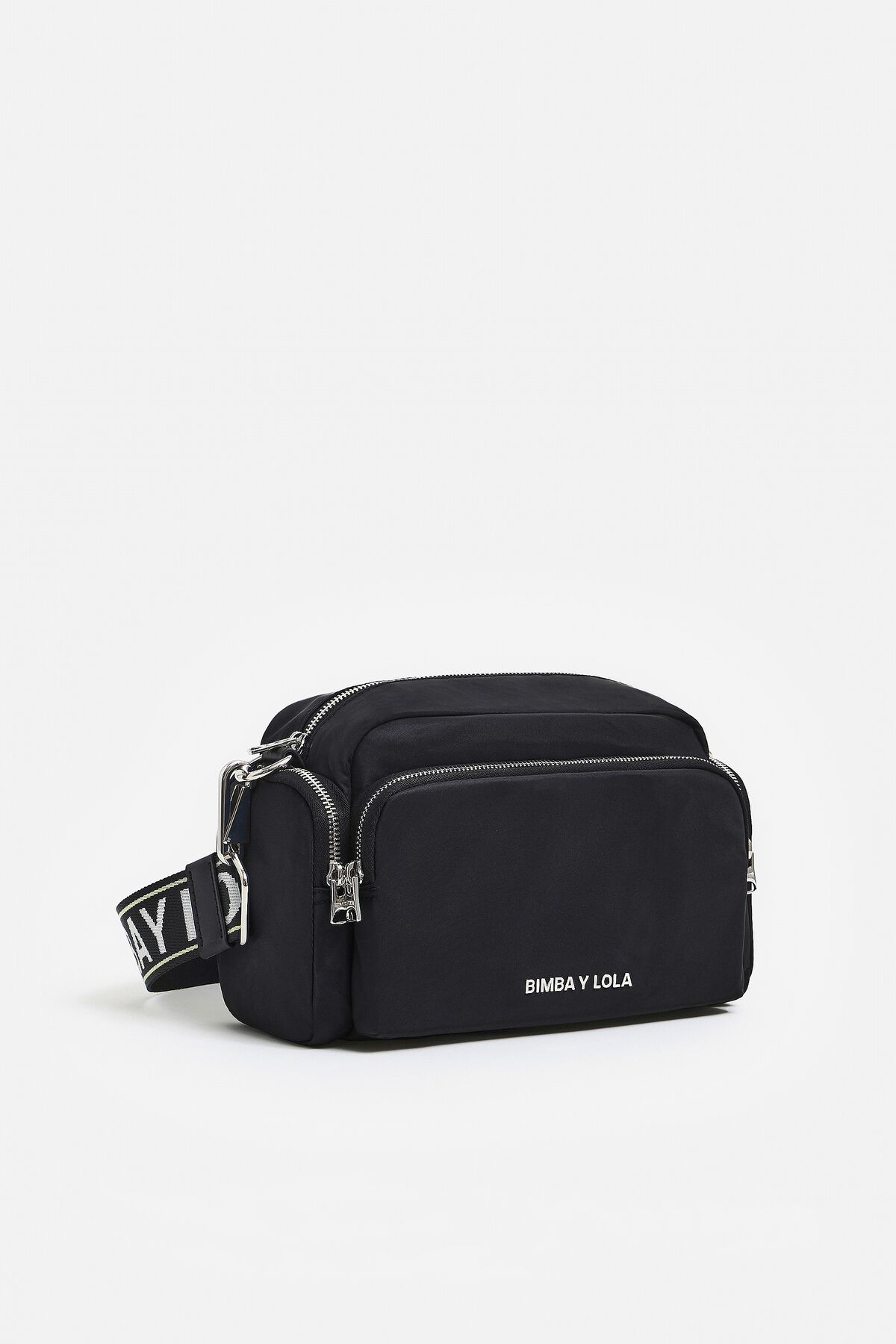 Strap CatÃ¡logo De Bimba Y Lola Medium Black Crossbody Bag