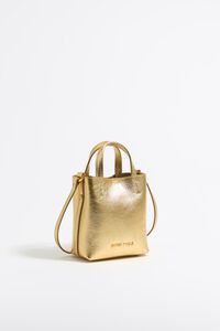 Bolso Chihuahua mini piel oro