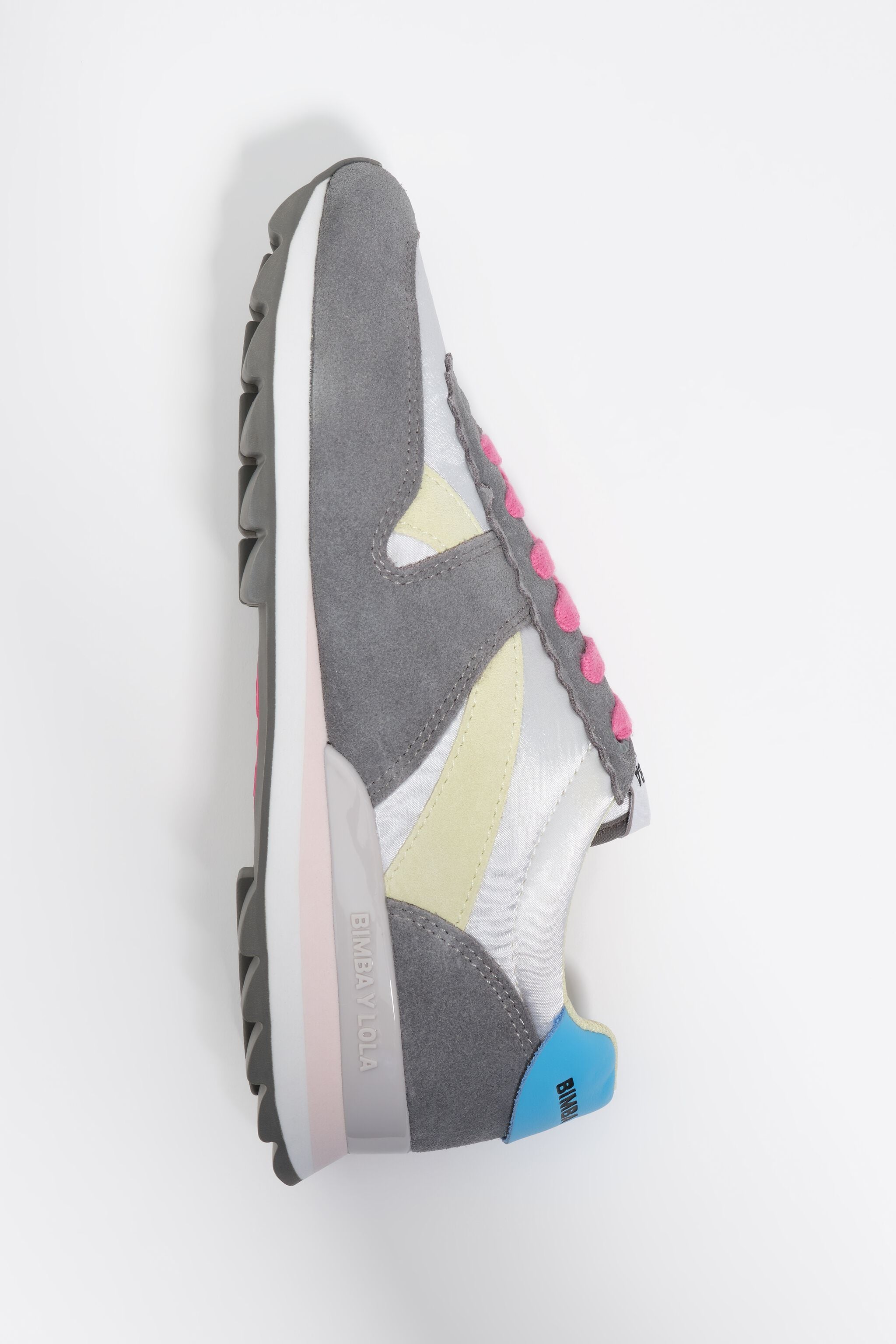 Multicolor gray suede and nylon 13 19 technical sneaker