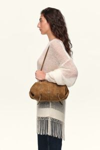 Olive suede Lolita bag
