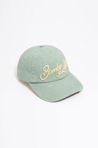Gorra algodón verde
