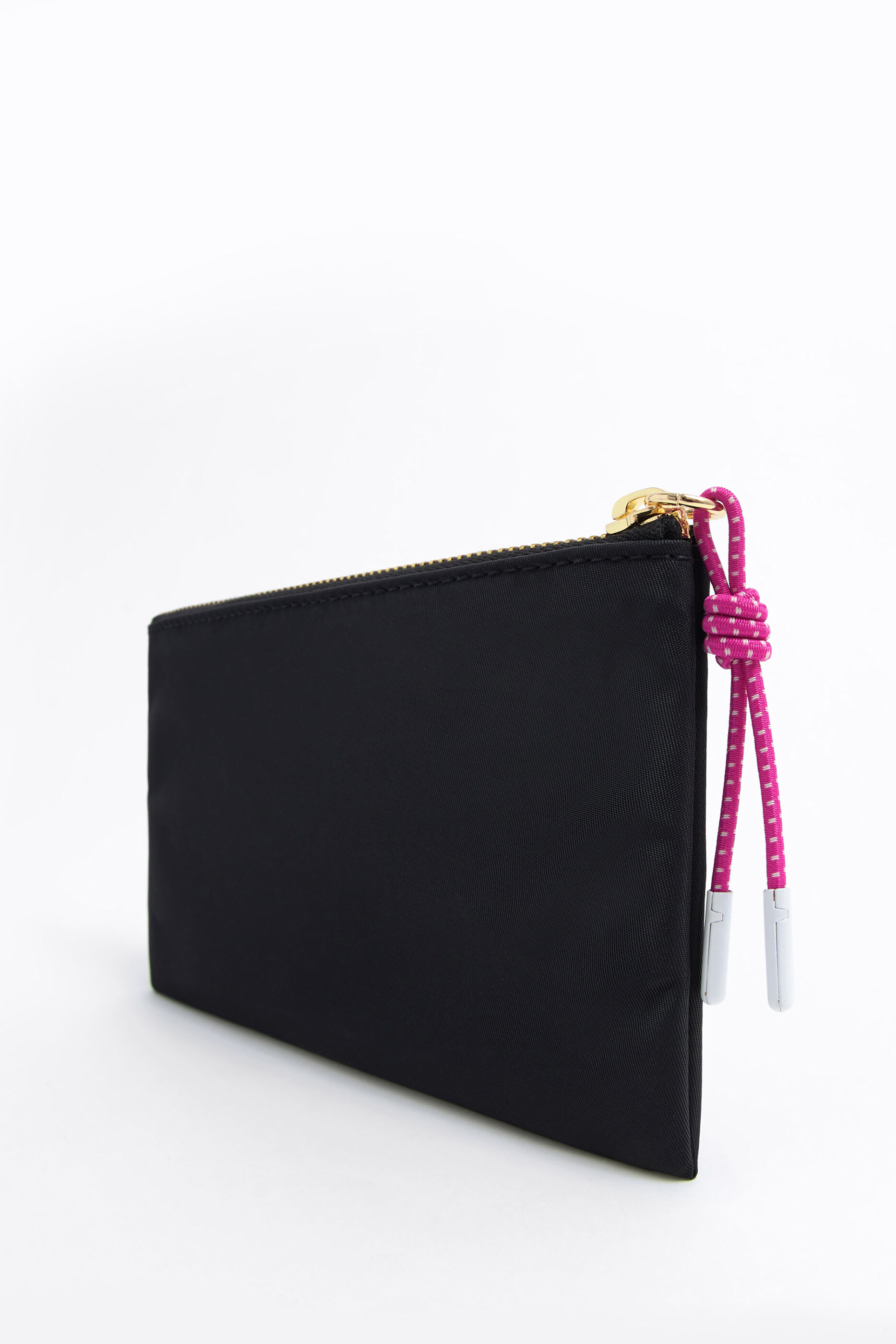 black nylon purse