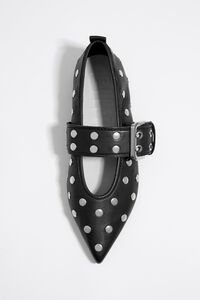 Bailarina tachas piel negra