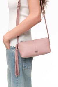 Bolso bandolera mini piel rosa claro