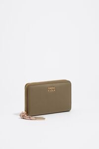 Billetera mediana nylon oliva