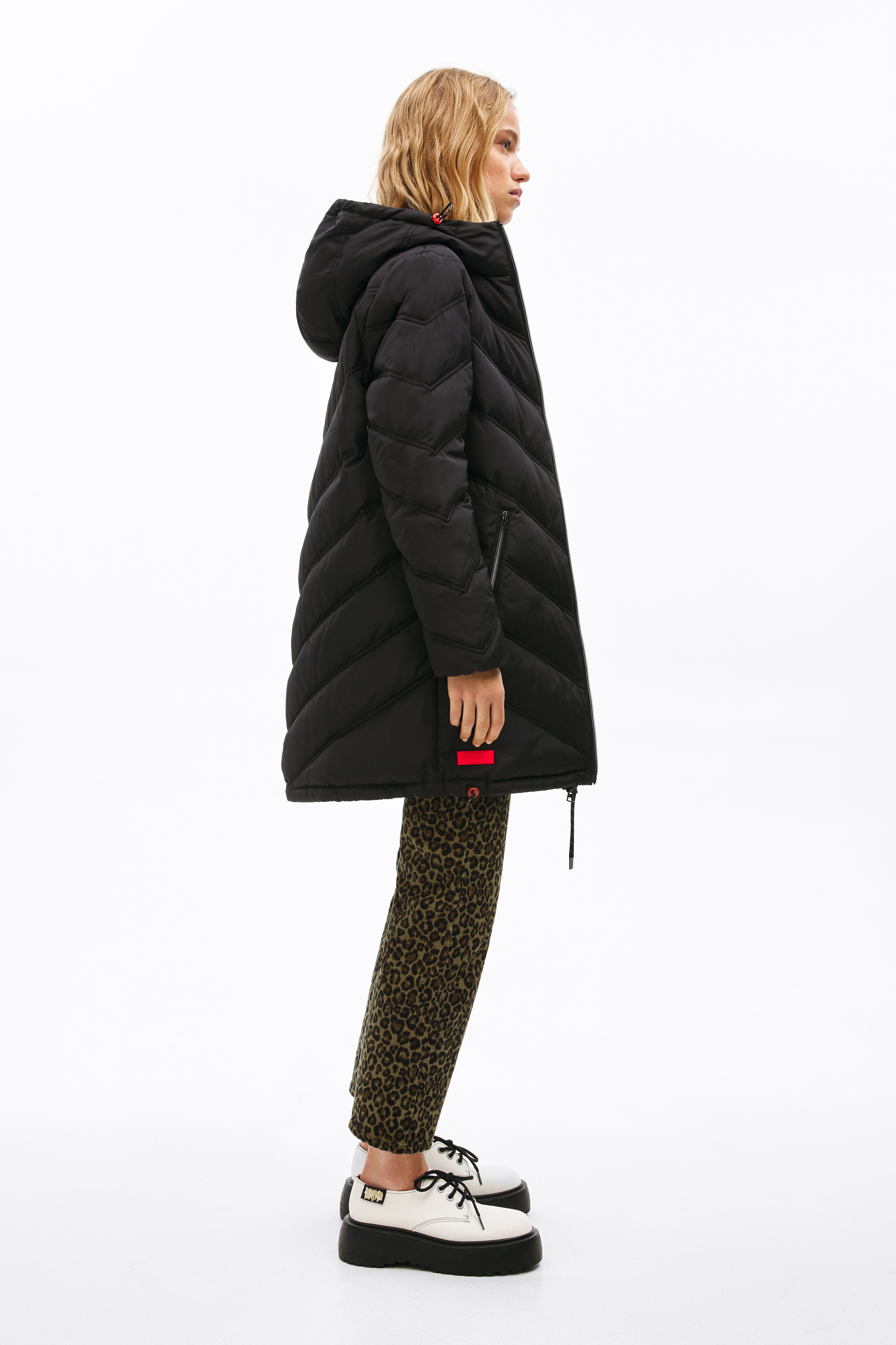 brisa long puffer coat